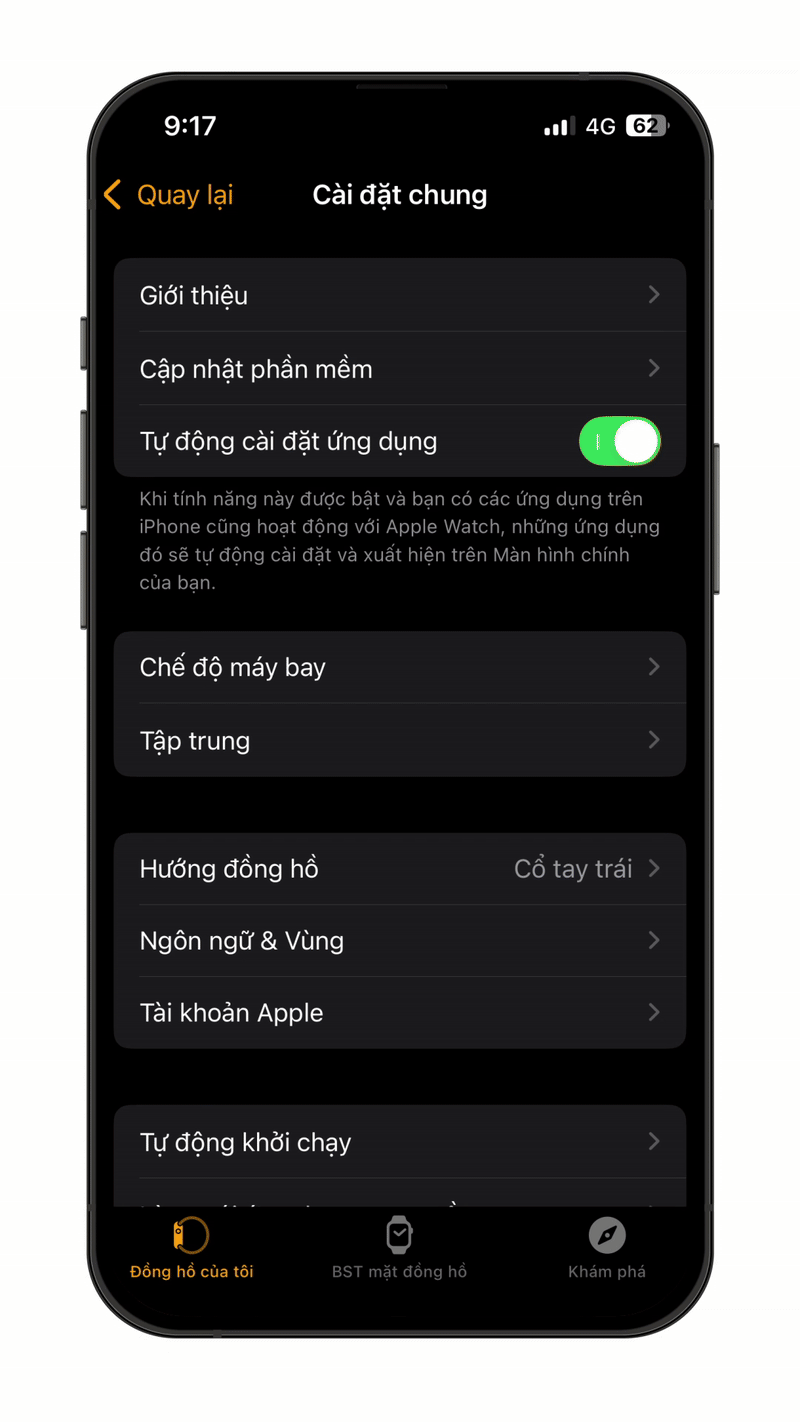 Đồng hồ của tôi
