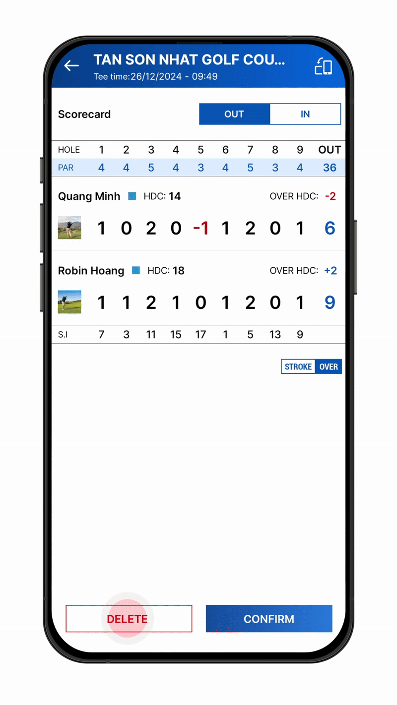 hướng dẫn xóa score