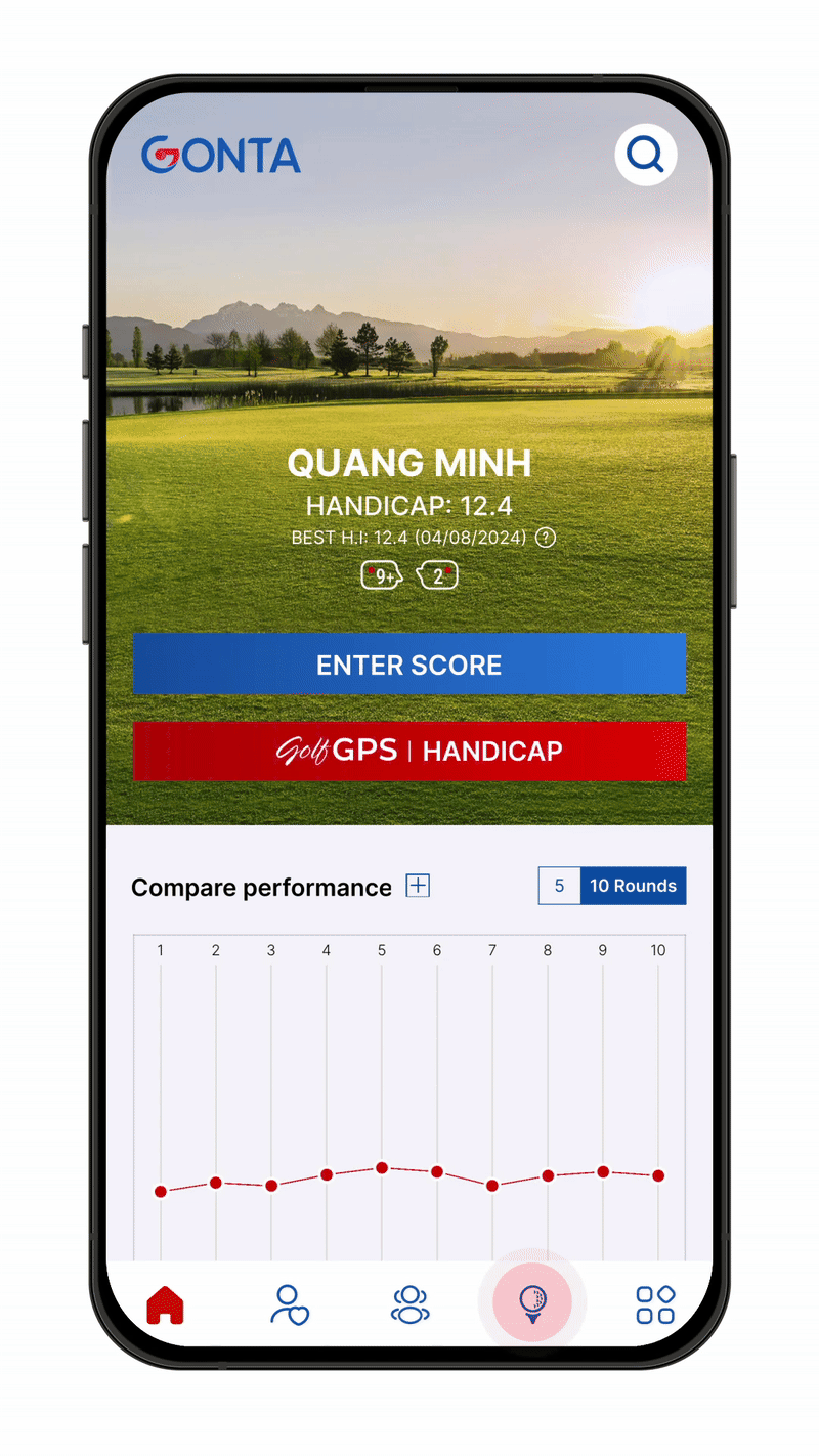 Golf course booking guide in Gonta